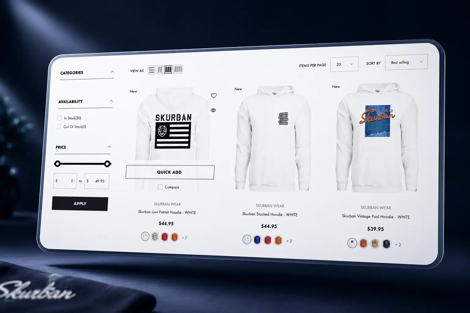 Skurban Wear — Skurban Wear product detail