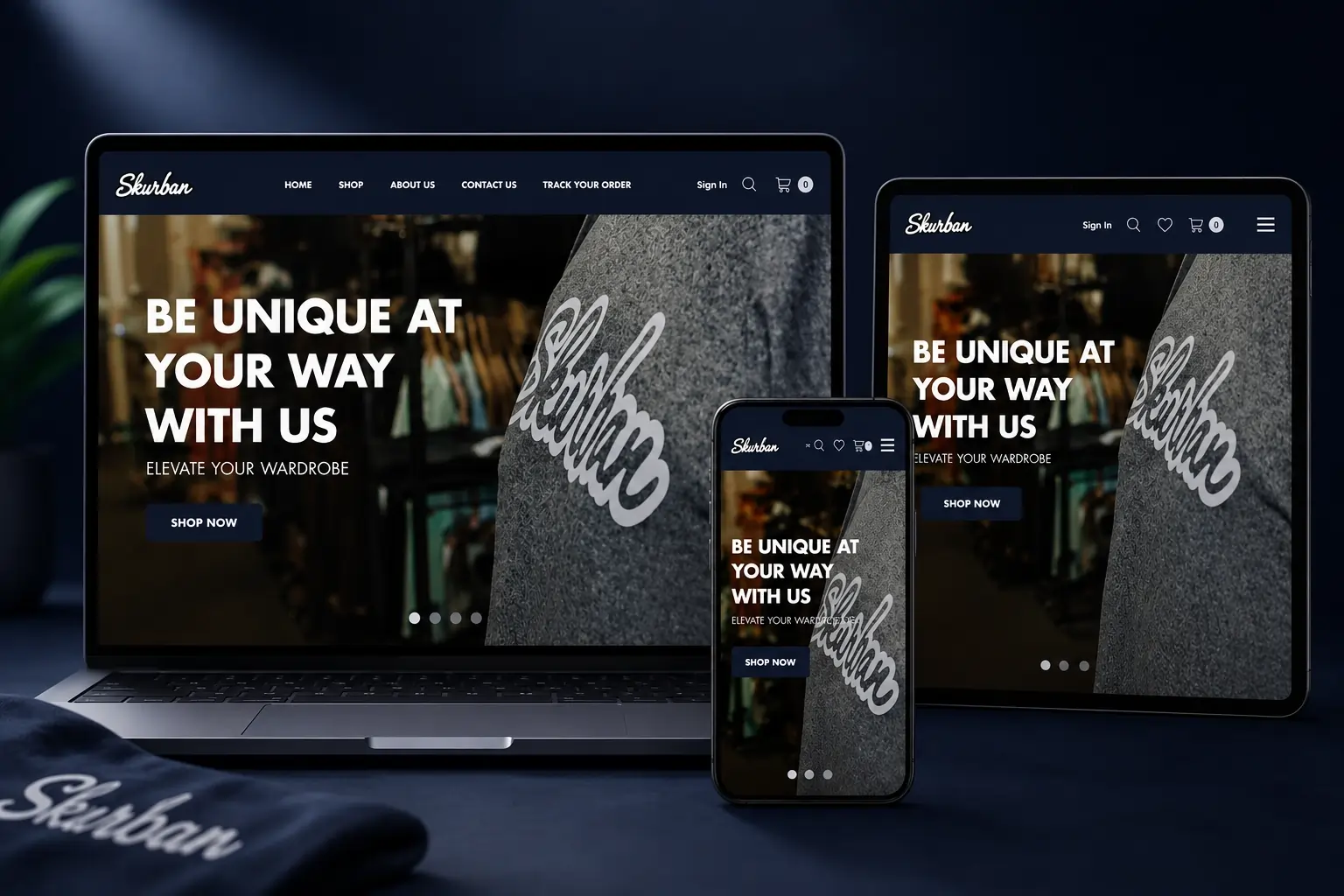 Skurban Wear — Skurban Wear responsive design